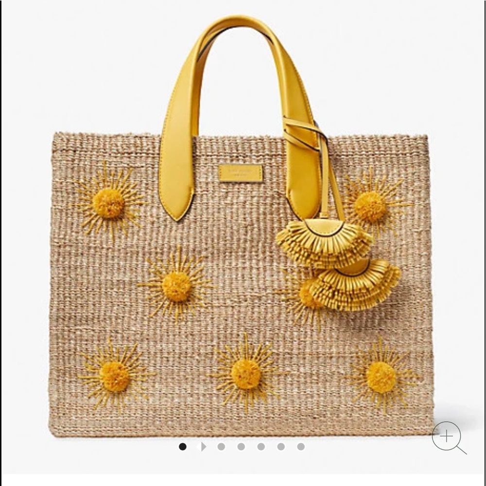 Kate Spade Sun Raffia Tote